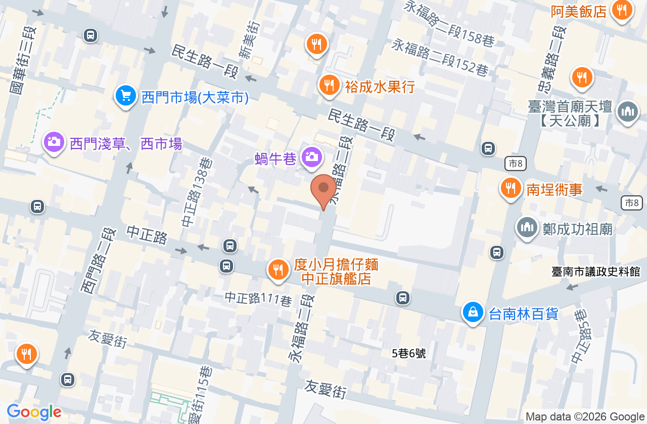 崇名牙醫診所 位置地圖