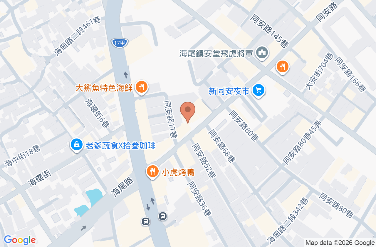 吳培填牙醫診所 位置地圖