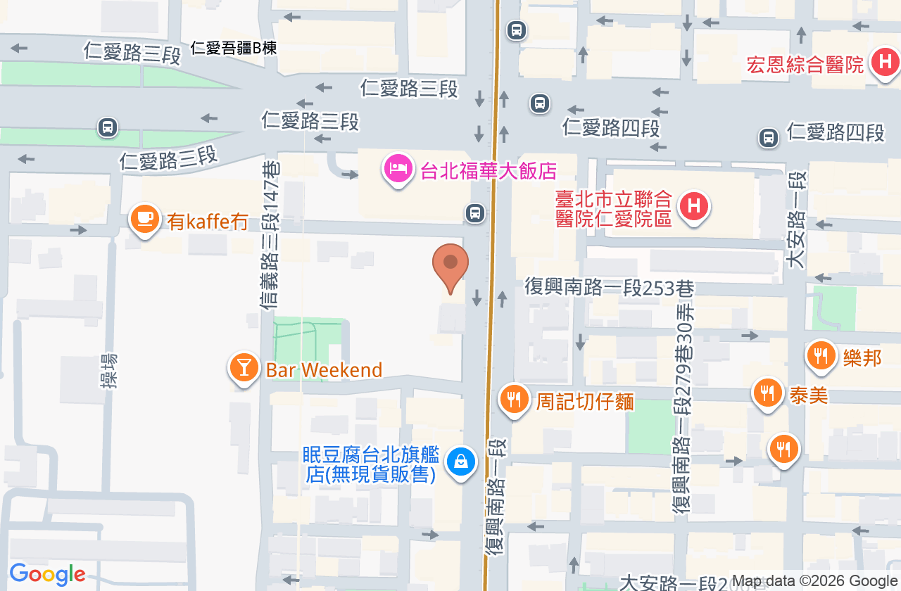得愉牙醫診所 位置地圖