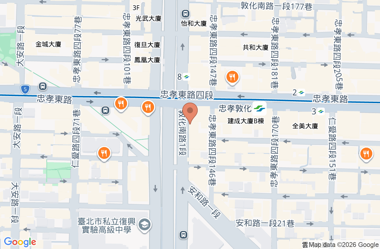 日亞美牙醫診所 位置地圖