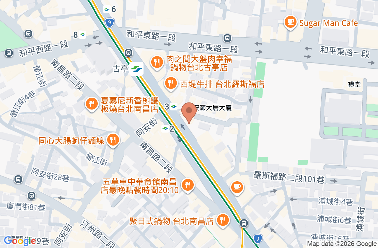 良鑫牙醫診所 位置地圖