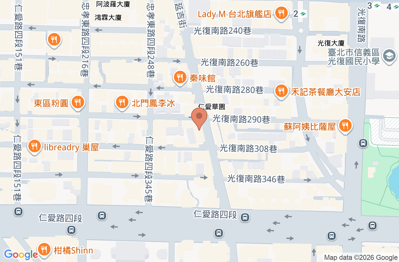 杏和牙醫診所 位置地圖