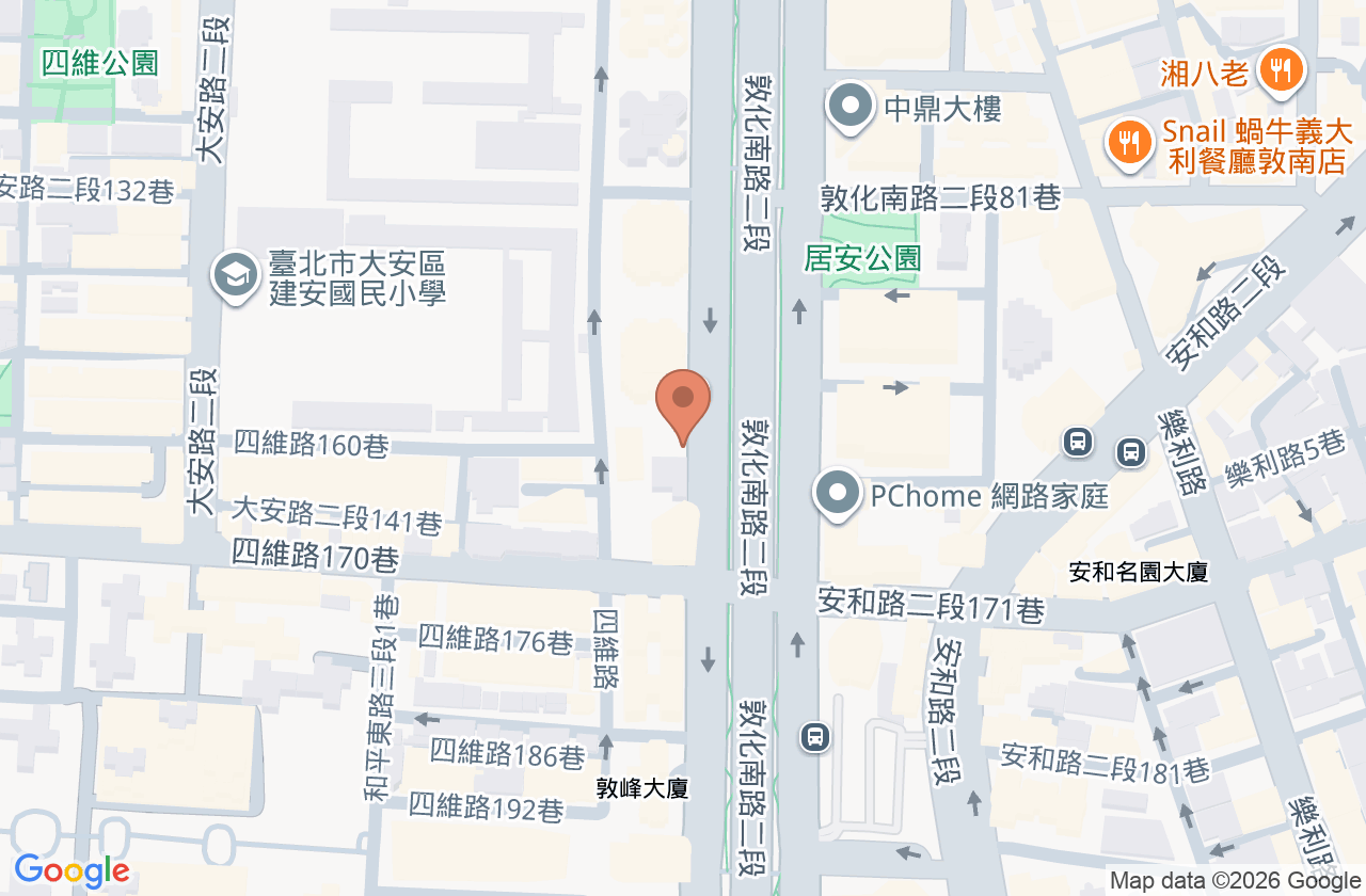 敦南上境牙醫診所 位置地圖