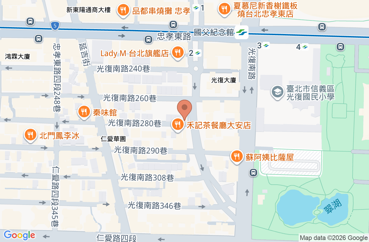 榮杰美學牙醫診所 位置地圖