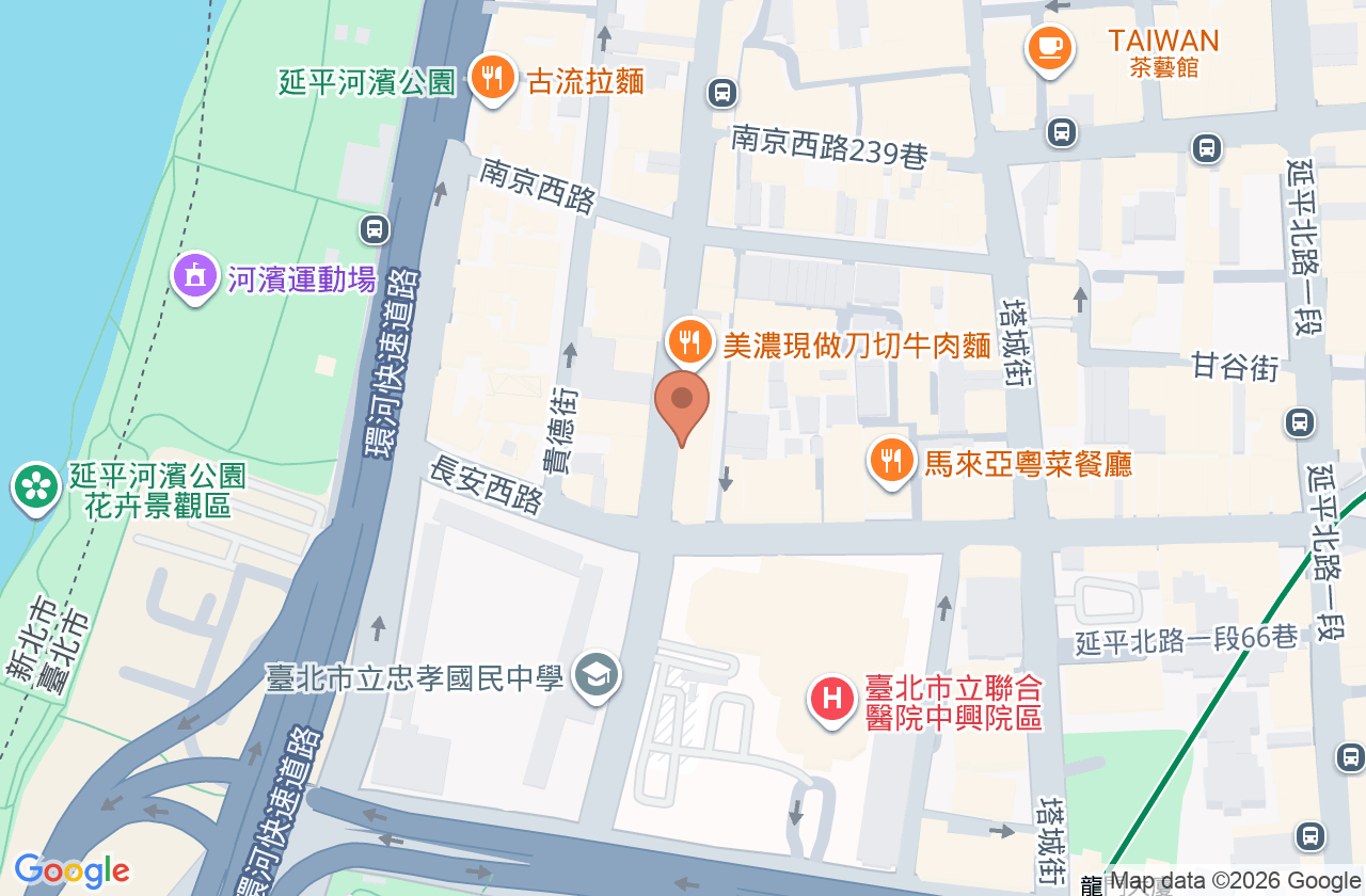 西寧安泰牙醫診所 位置地圖