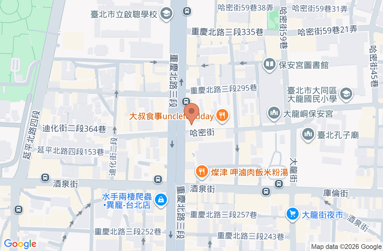 新林牙醫診所 位置地圖