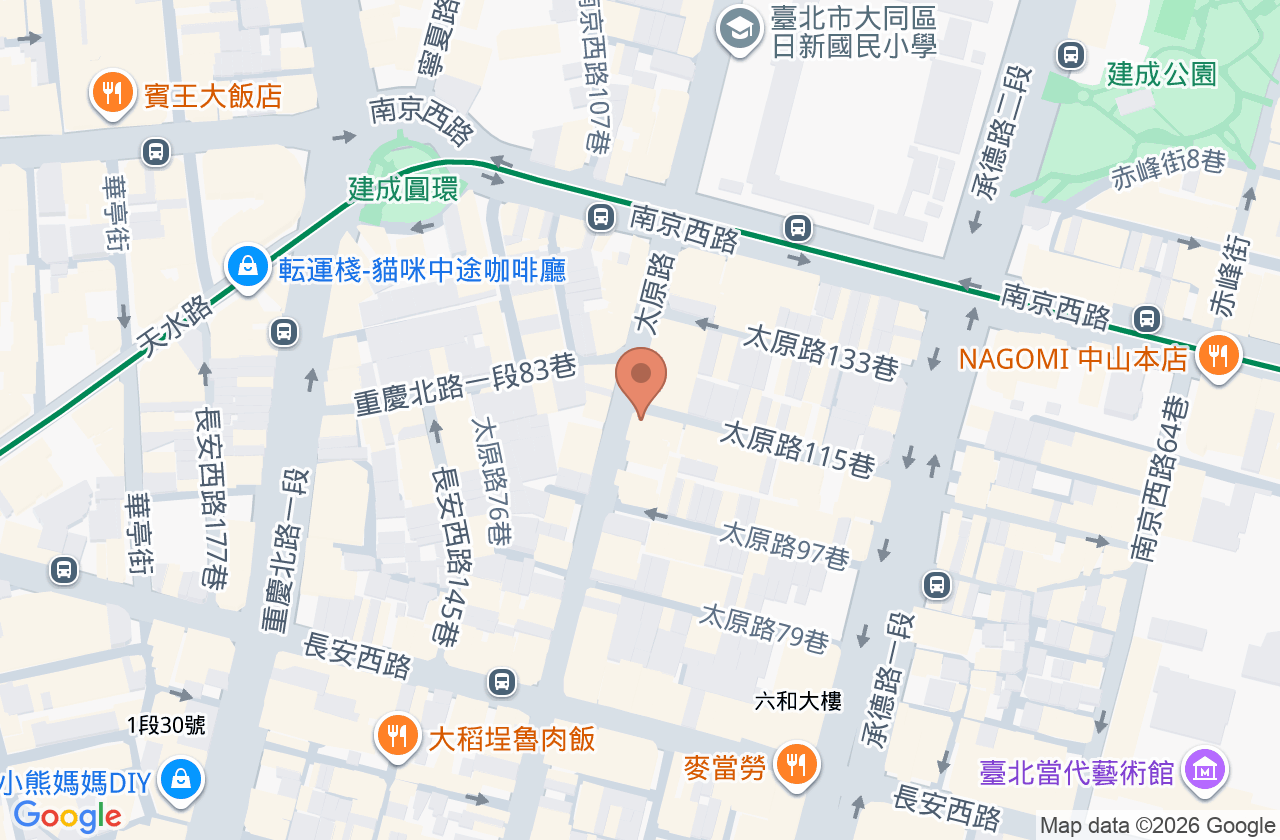泉玥牙醫診所 位置地圖