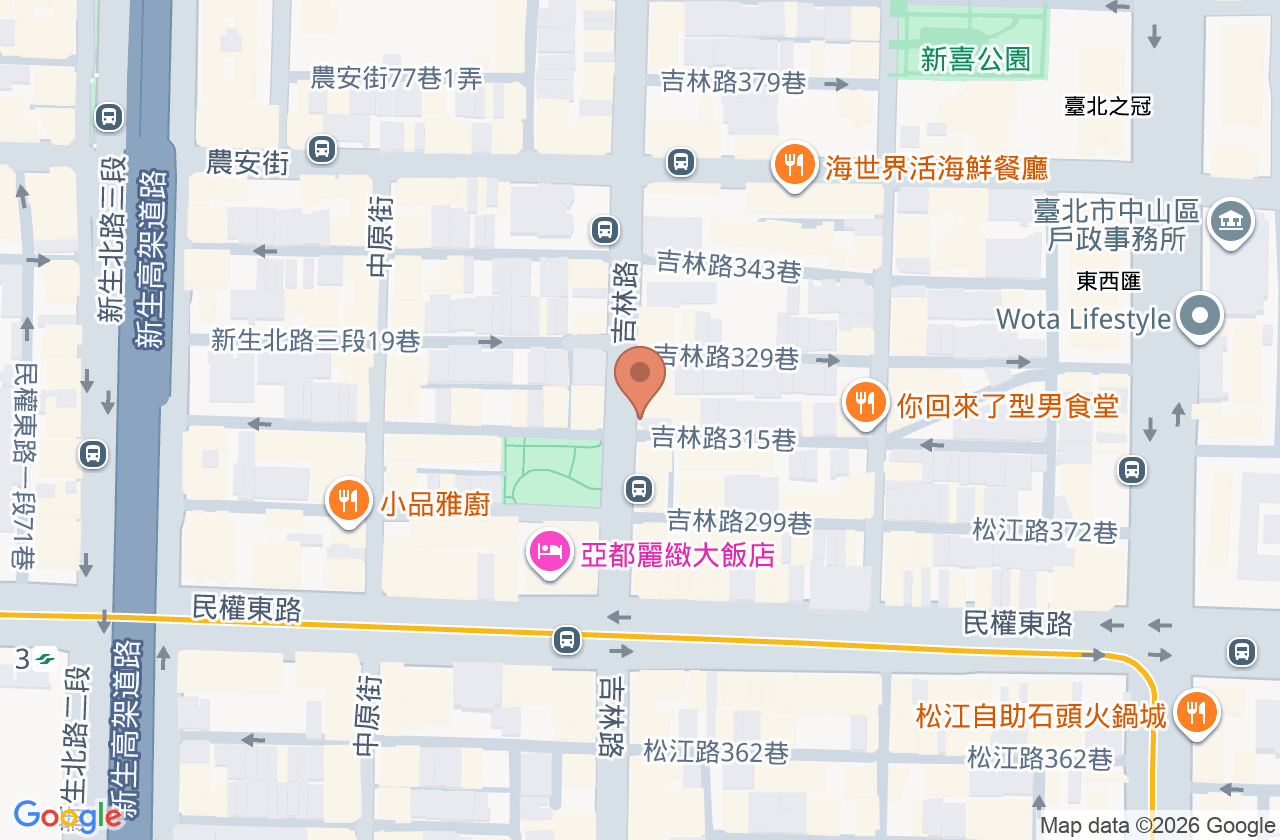 承新牙醫診所 位置地圖