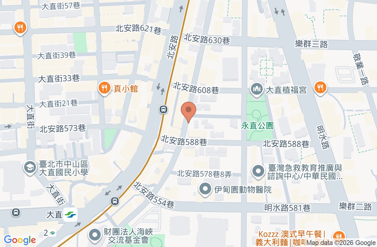 高標準牙醫診所 位置地圖