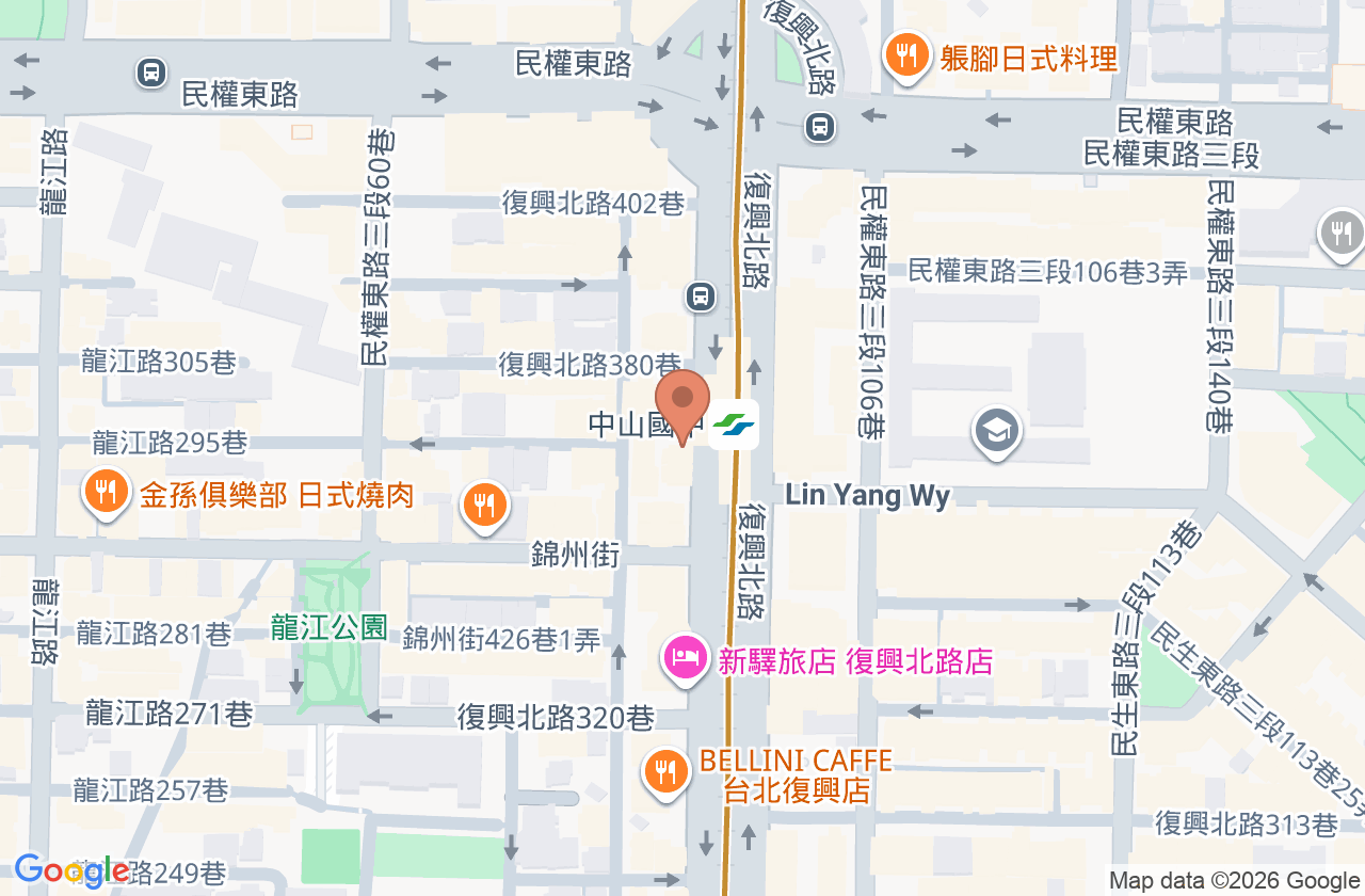 復北惠普牙醫診所 位置地圖