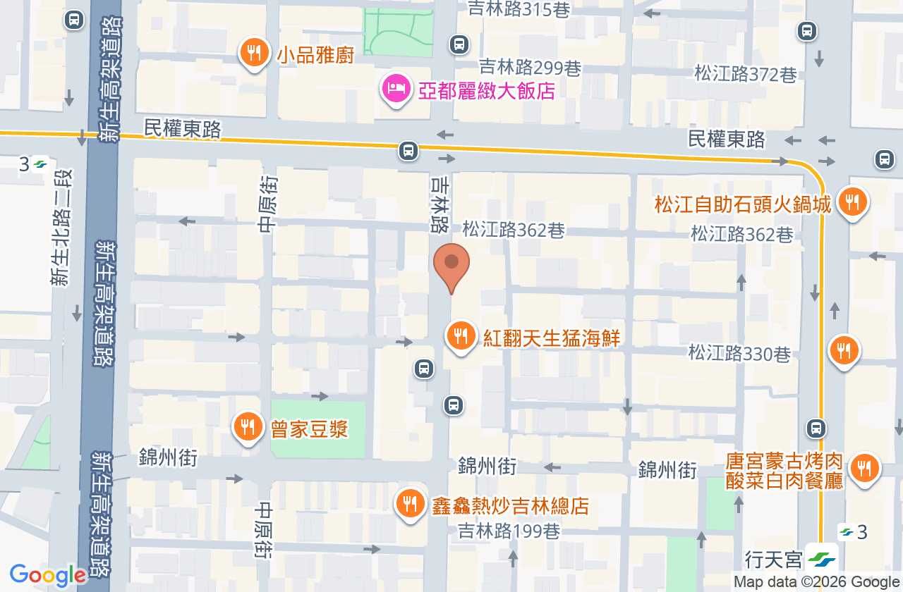 任惠民牙醫診所 位置地圖