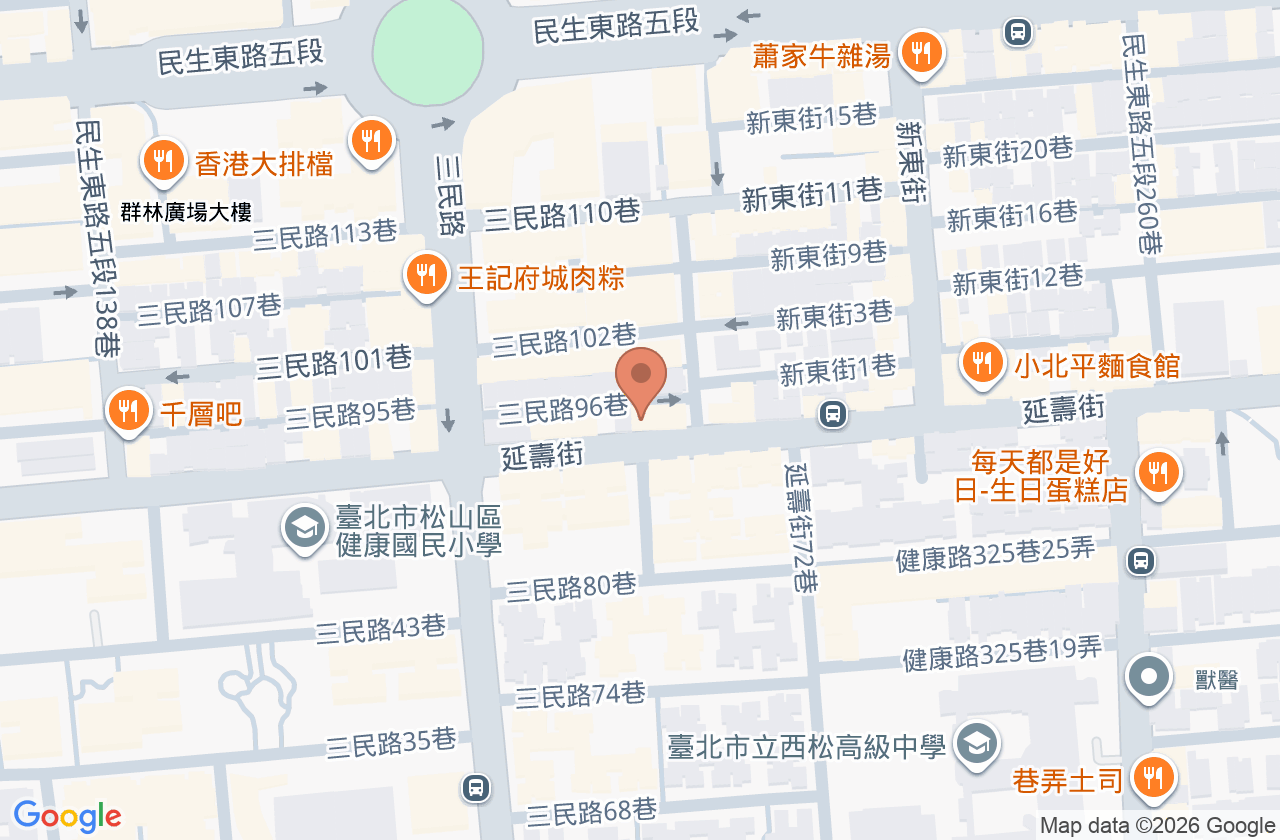 延齡牙醫診所 位置地圖