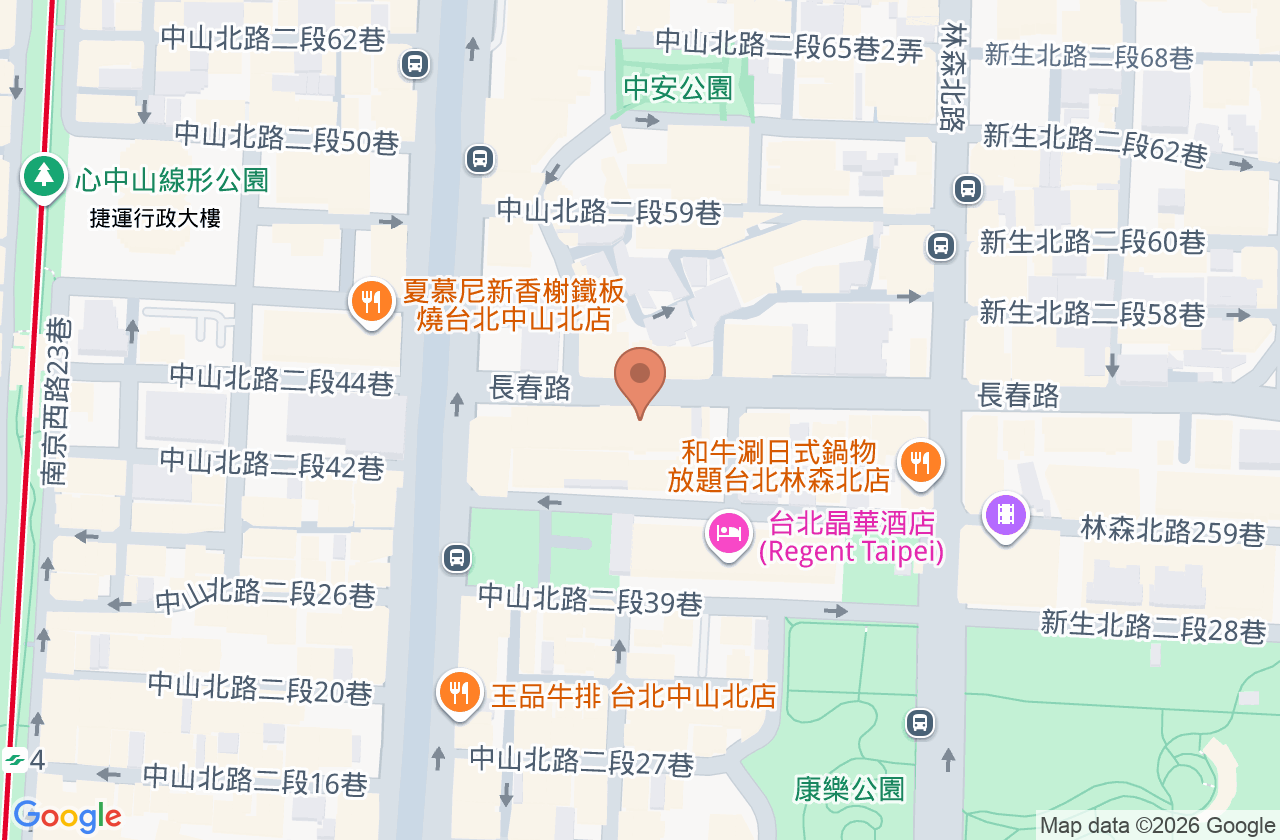恆美牙醫診所 位置地圖