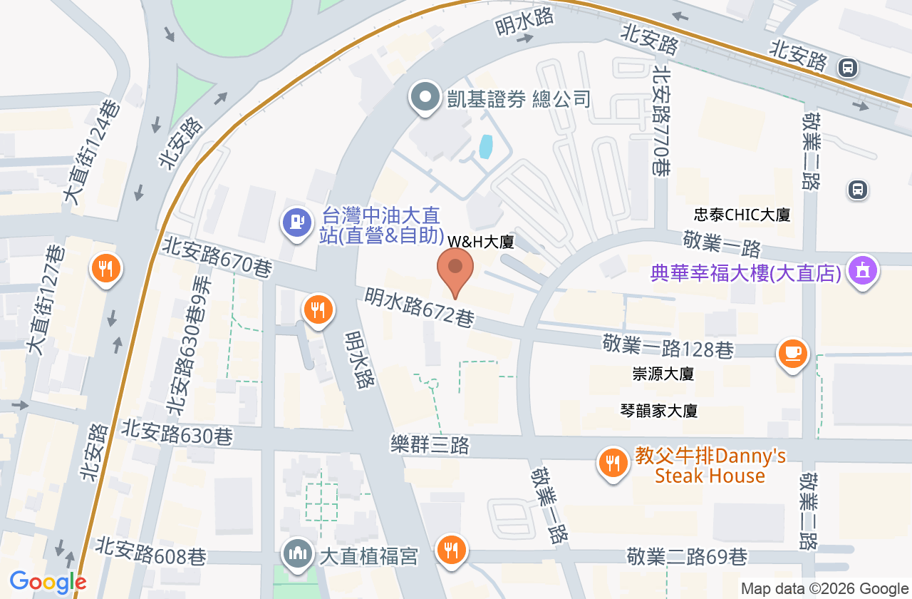 甯境牙醫診所 位置地圖