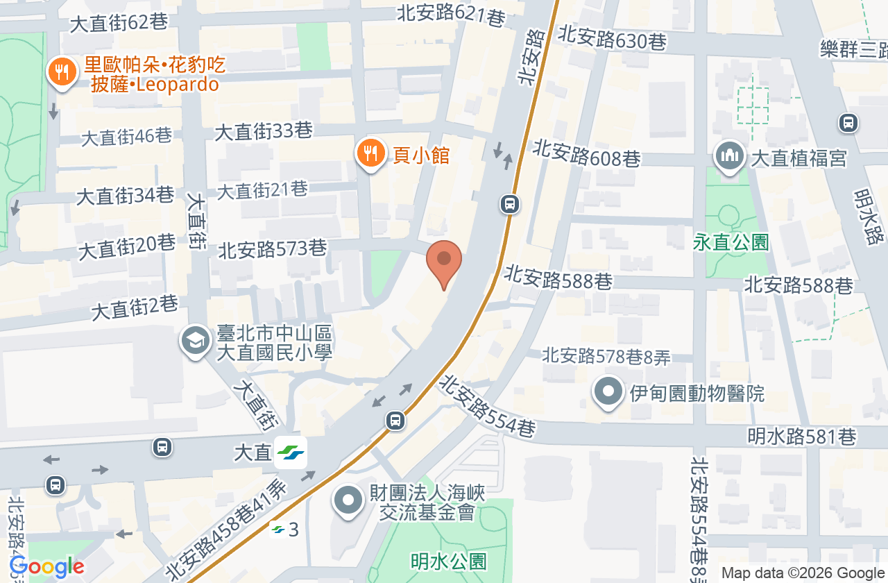 一予大直牙醫診所 位置地圖