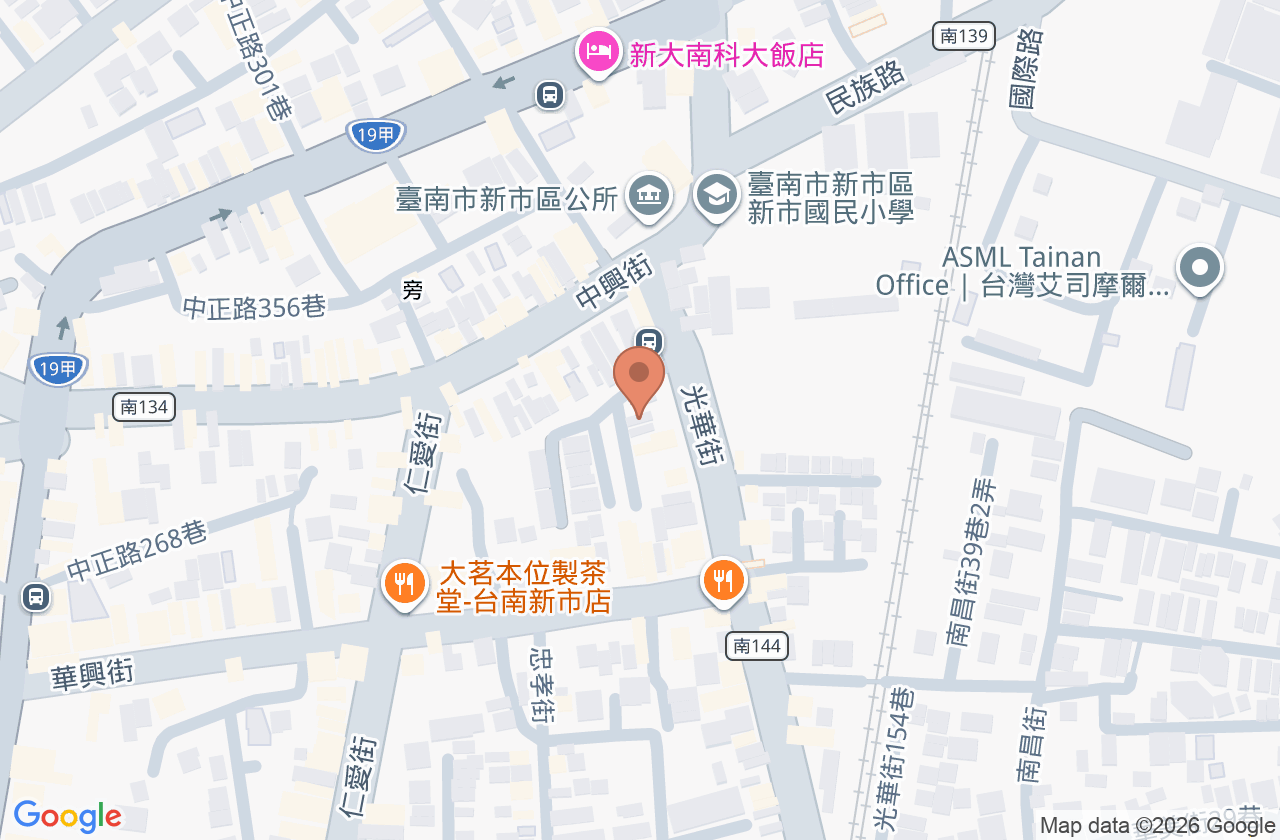 新市鄉仁愛牙科診所 位置地圖