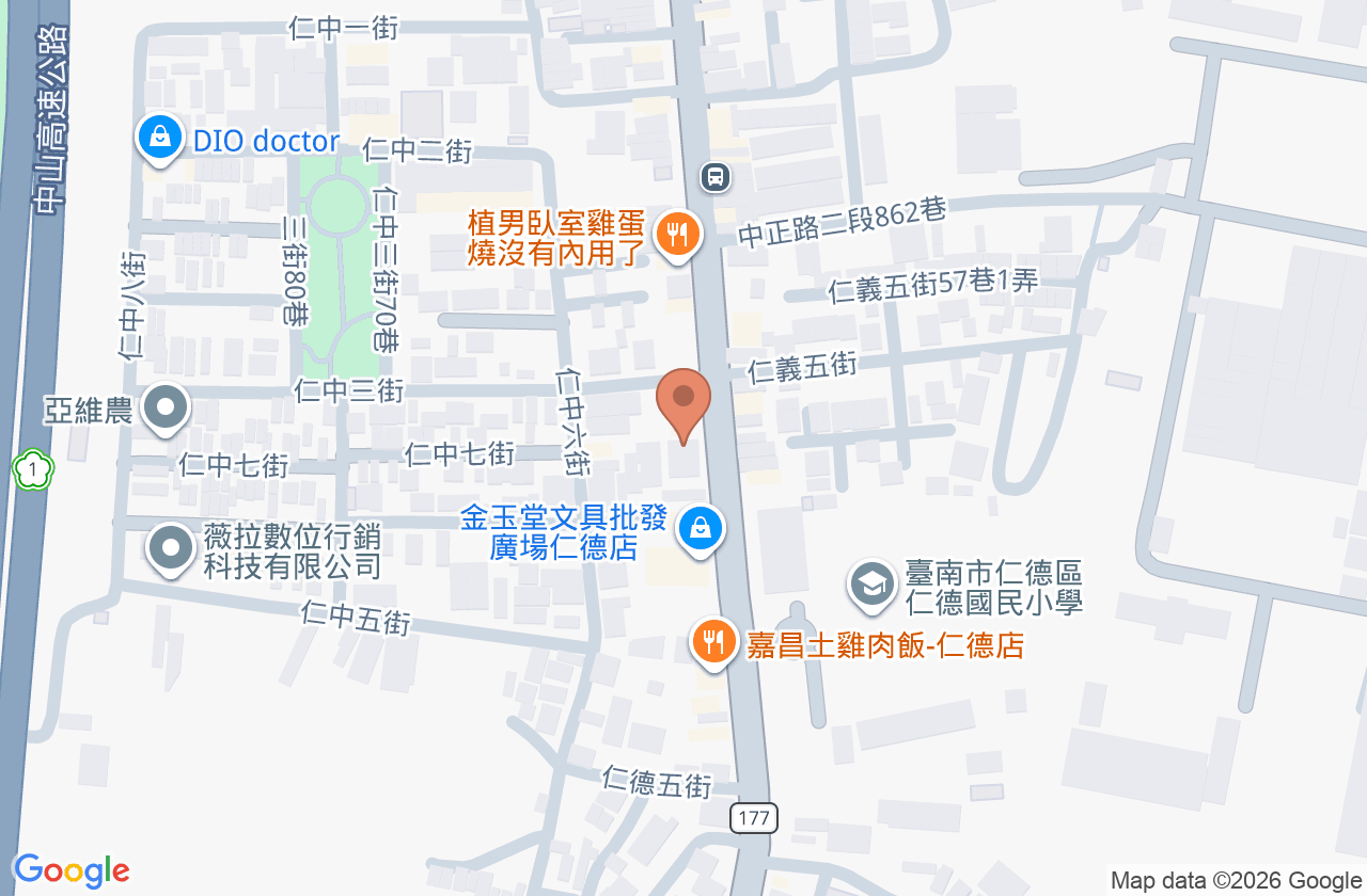 祐新牙醫診所 位置地圖