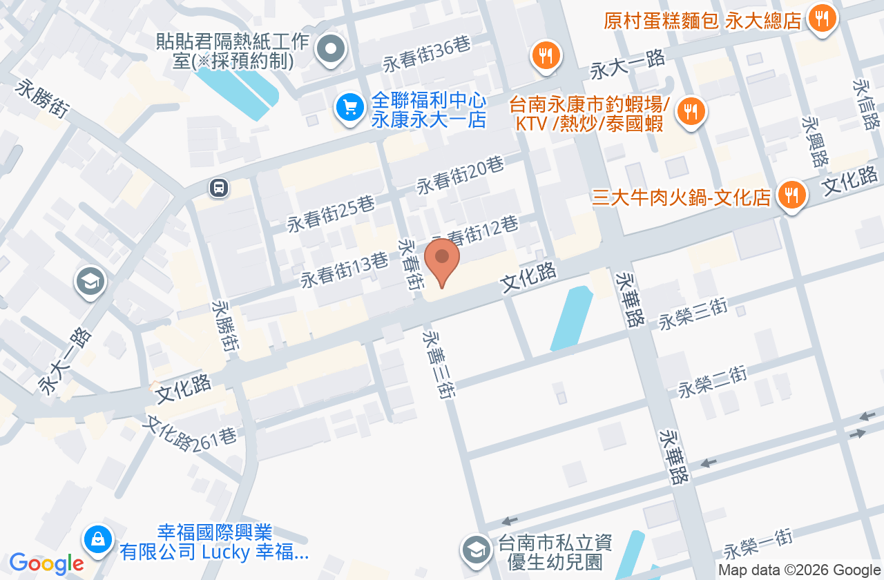 文化牙醫診所 位置地圖