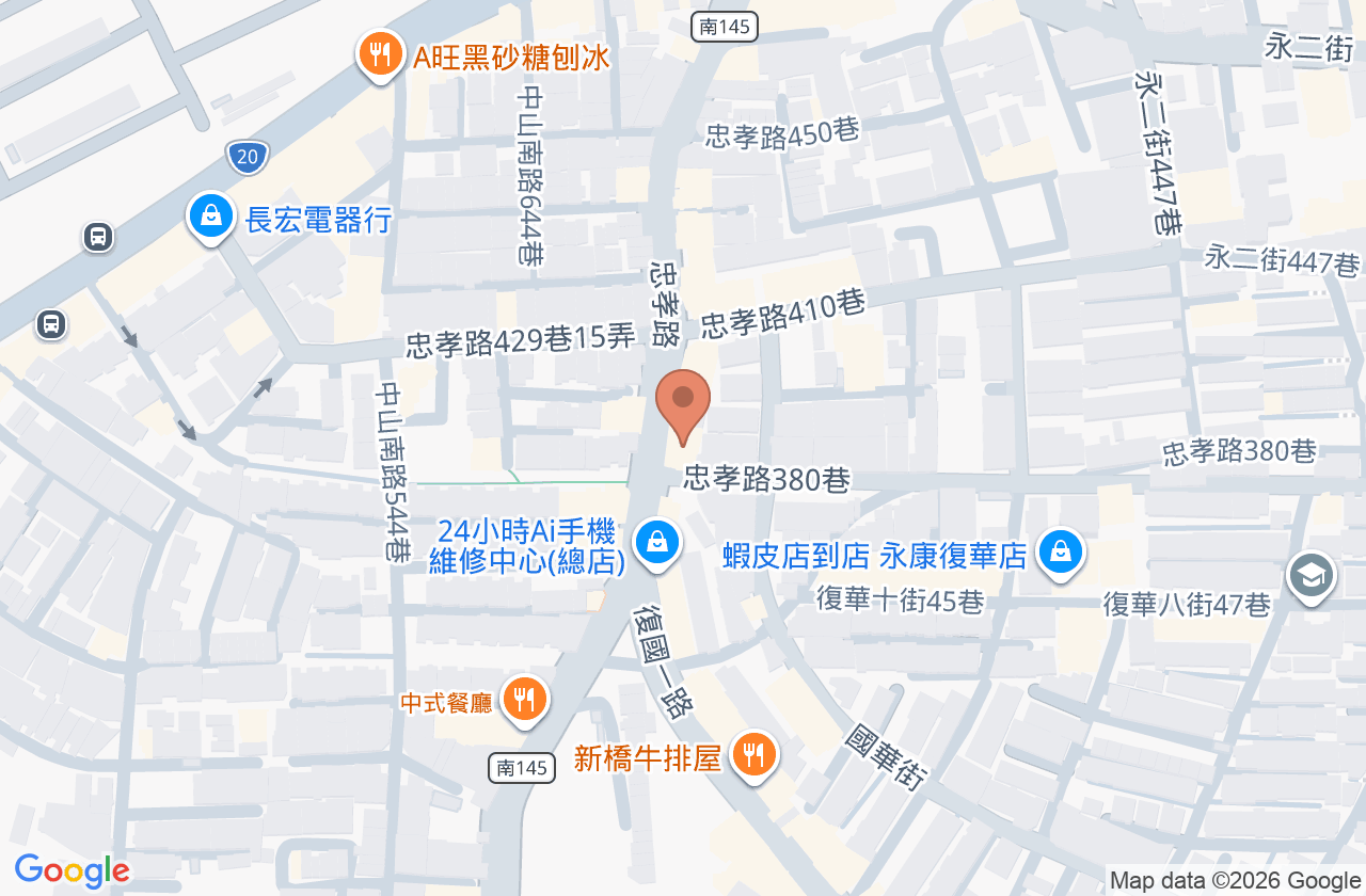 康齡牙醫診所 位置地圖