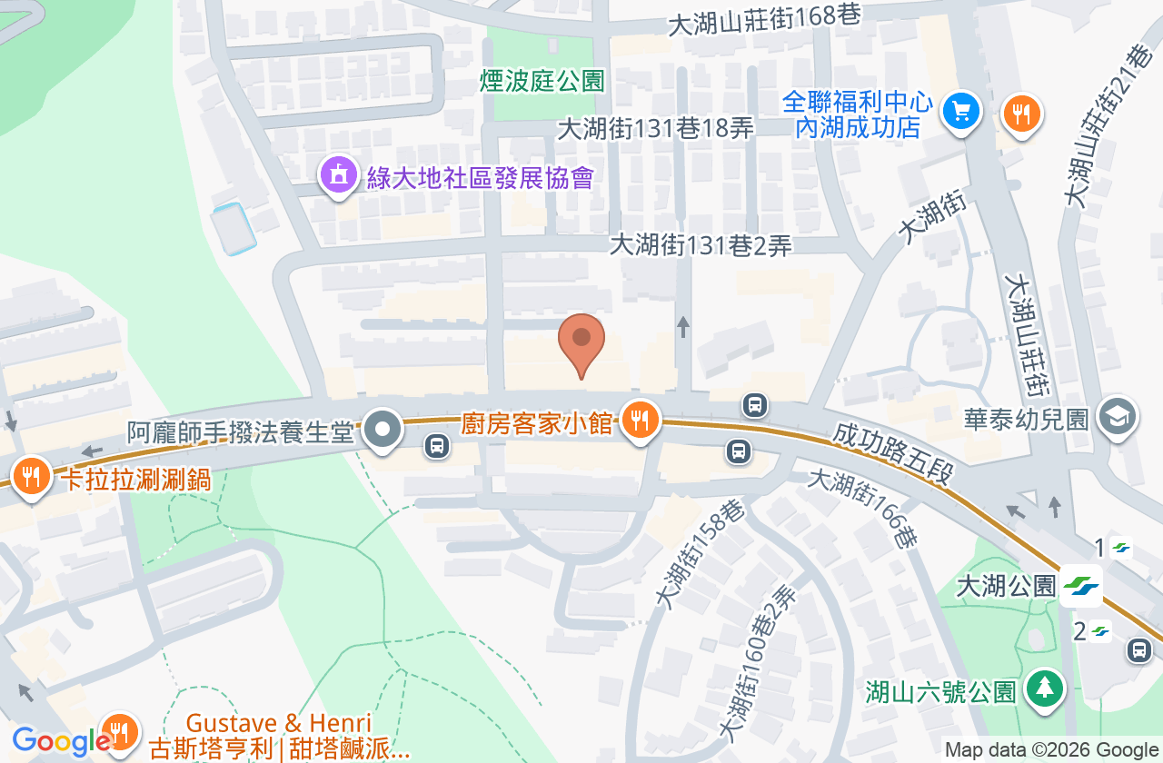大湖牙醫診所 位置地圖
