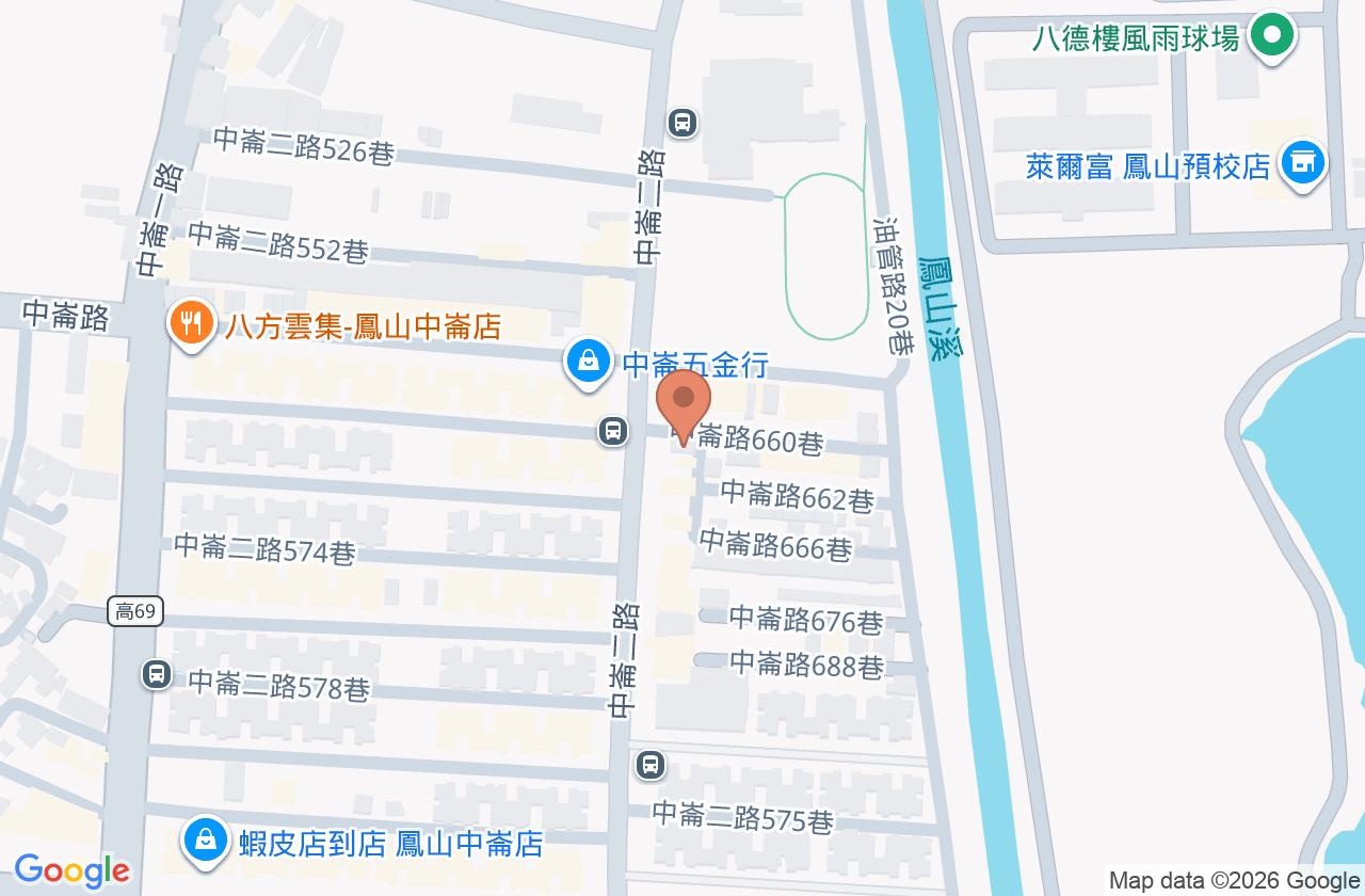 梁牙醫診所 位置地圖