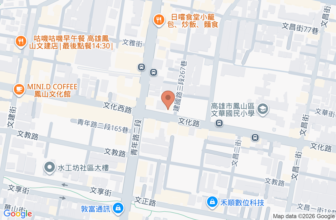 文化牙醫診所 位置地圖