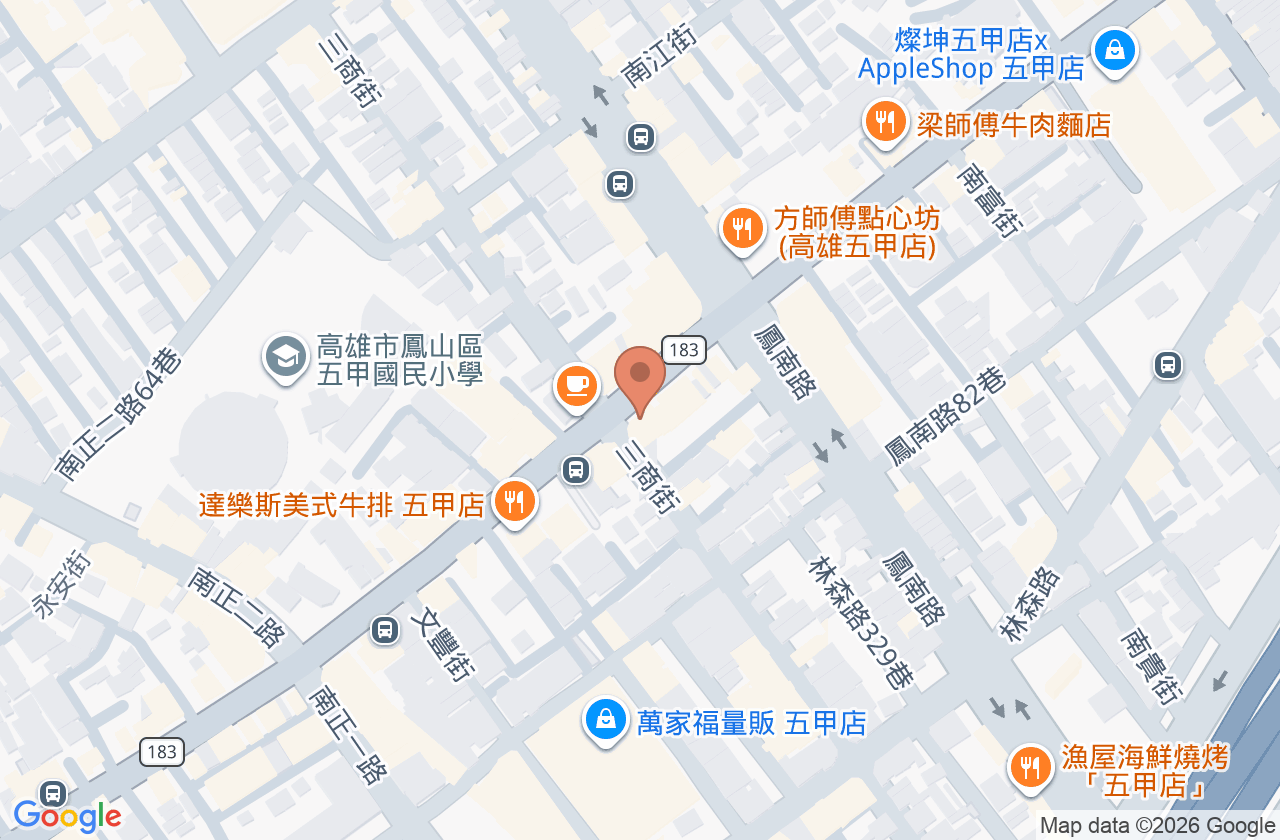 愛生牙醫診所 位置地圖