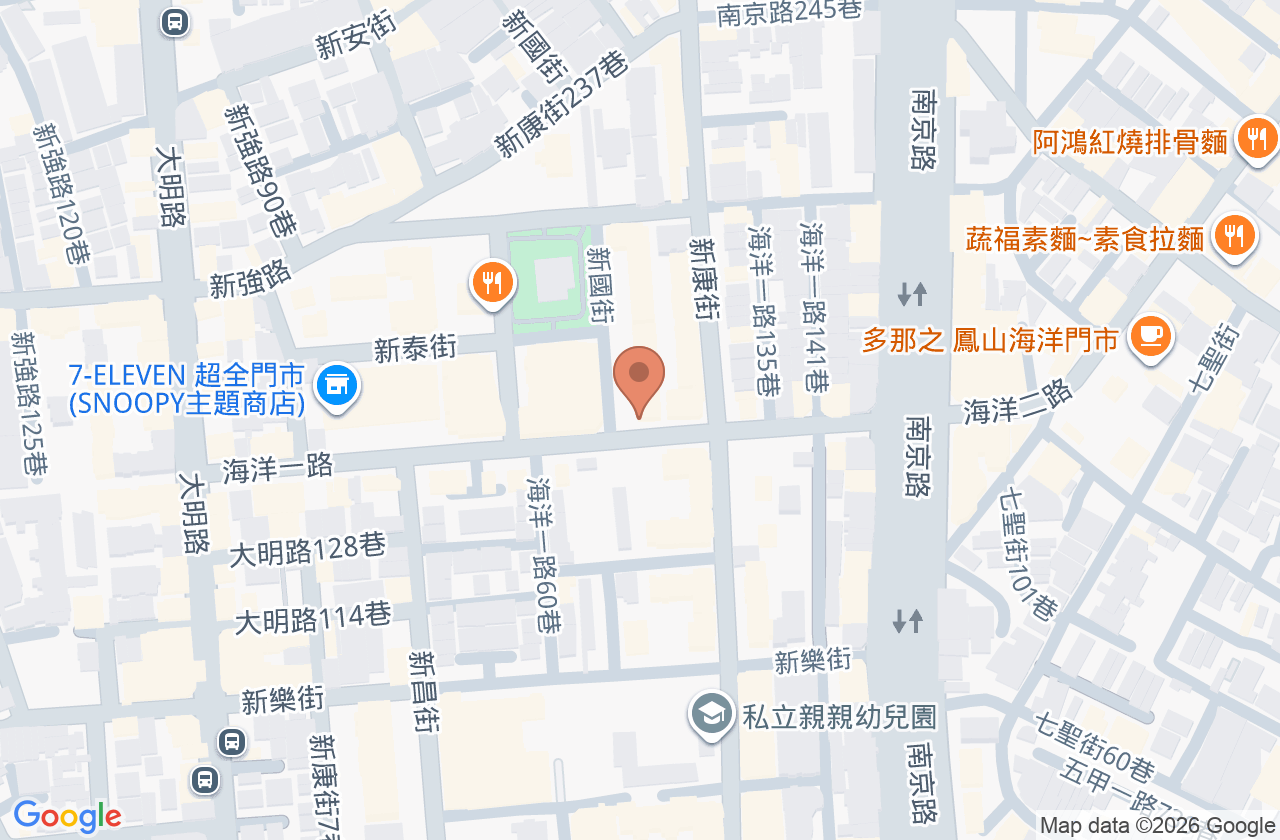 德月牙醫診所 位置地圖
