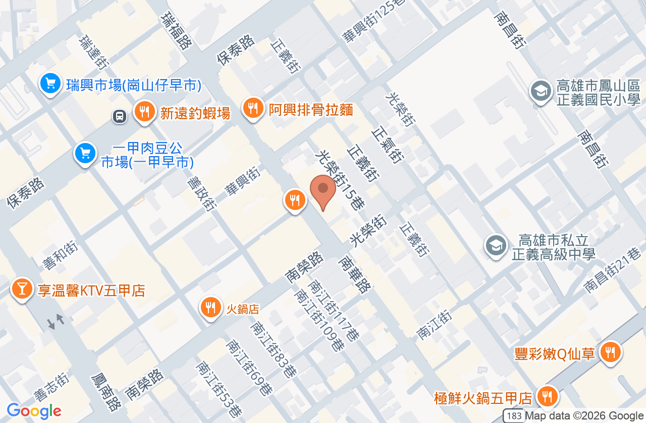 恆美牙醫診所 位置地圖