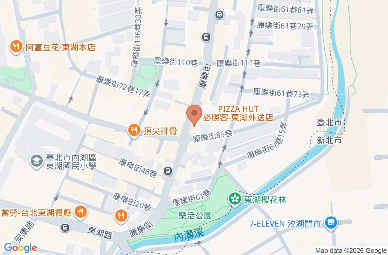 東湖牙醫診所 位置地圖