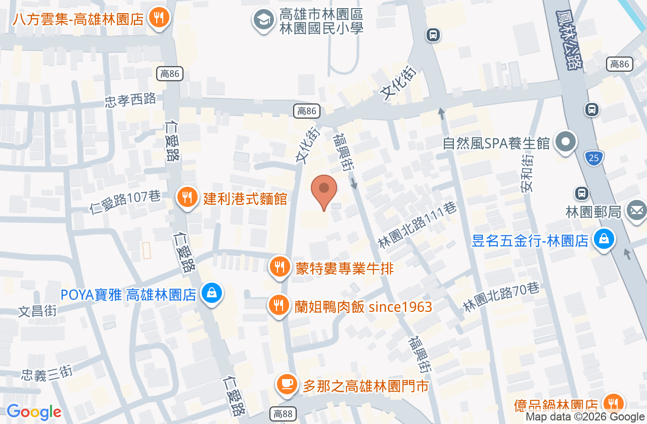 麟翔牙醫診所 位置地圖
