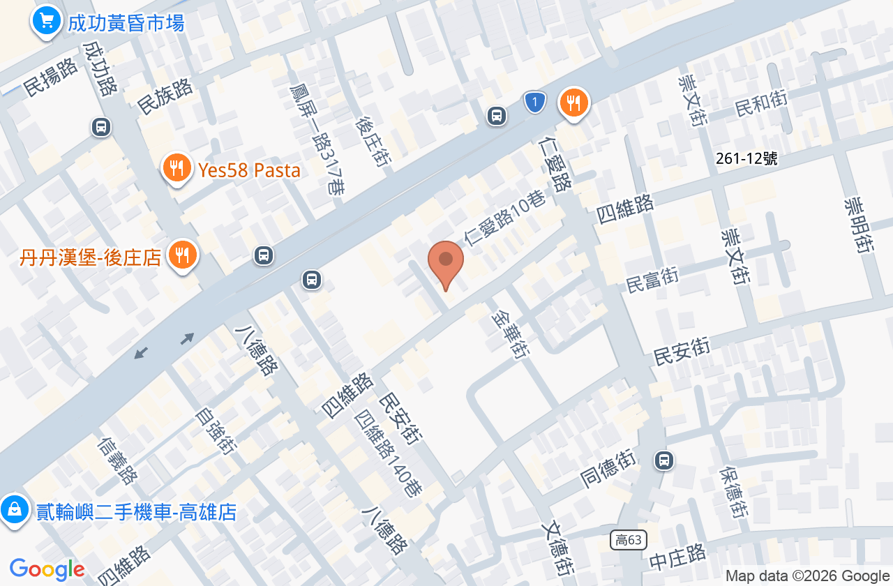 佳恩牙醫診所 位置地圖