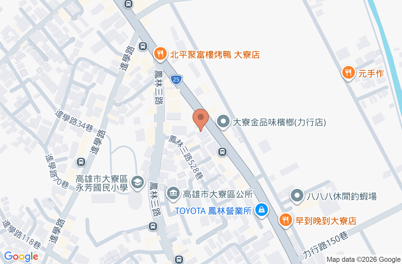 田田牙醫診所 位置地圖
