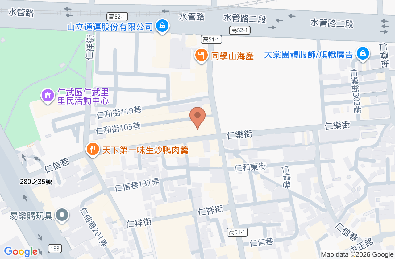 文韻牙醫診所 位置地圖