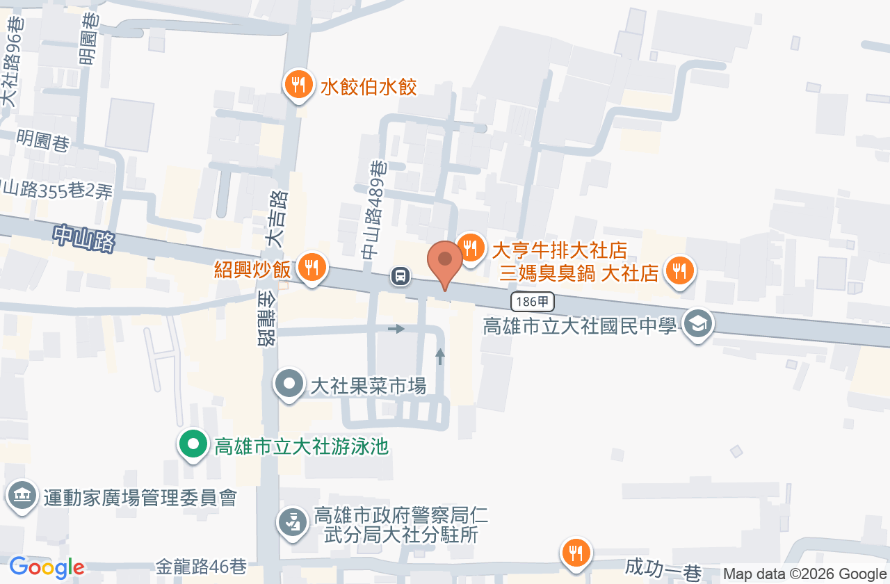苓雅牙醫診所 位置地圖