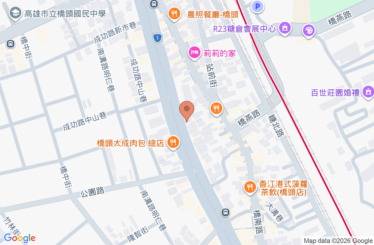 銘華牙醫診所 位置地圖