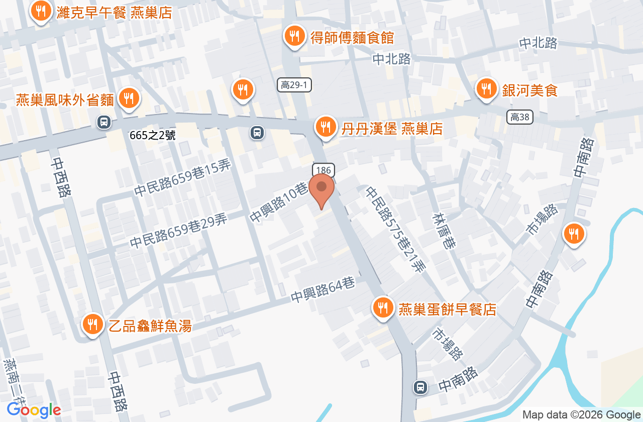 銘仁牙醫診所 位置地圖