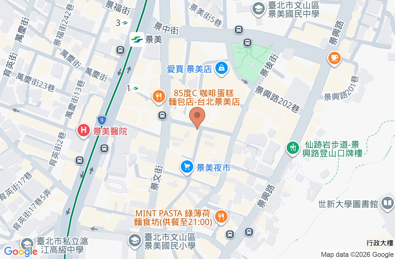 有全醫療社團法人景美牙醫診所 位置地圖