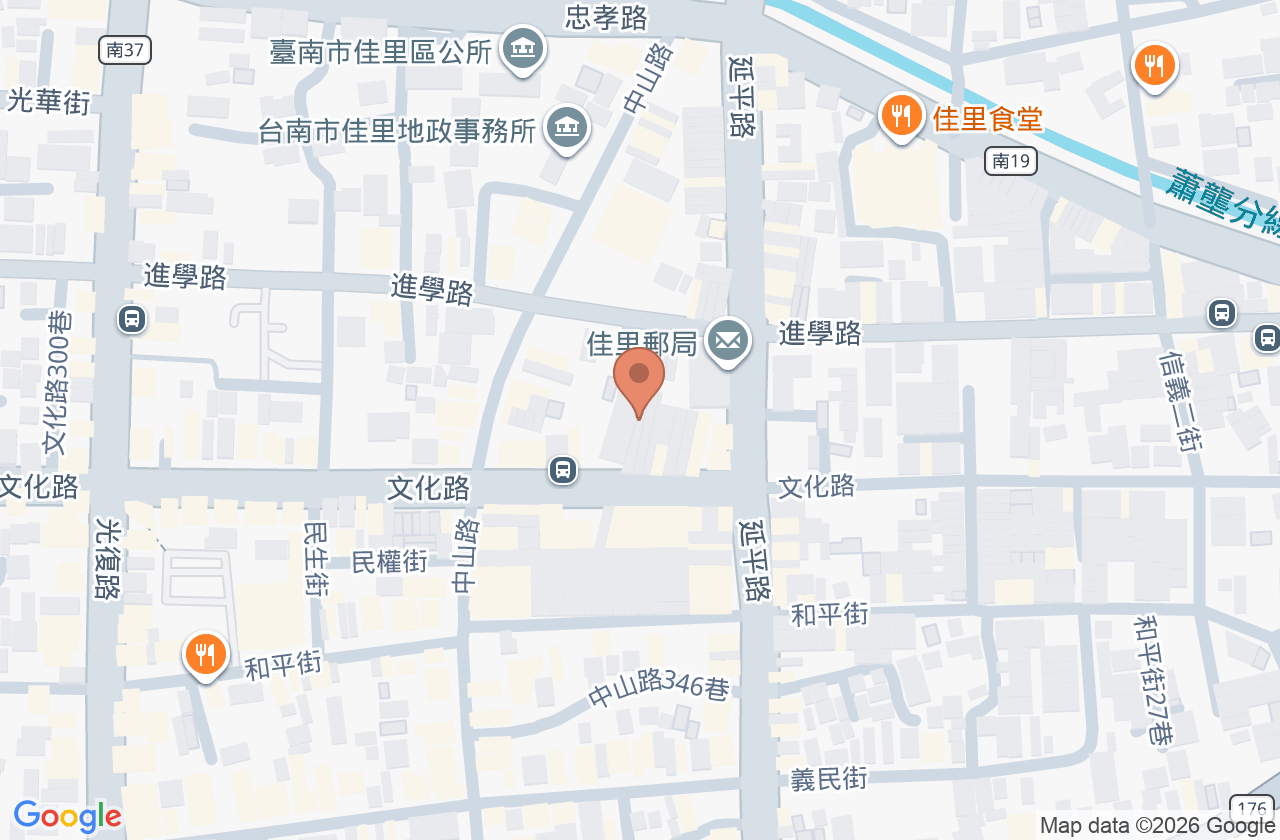 臺南市佳里區衛生所 位置地圖