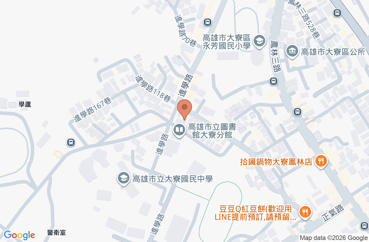 高雄市大寮區衛生所 位置地圖