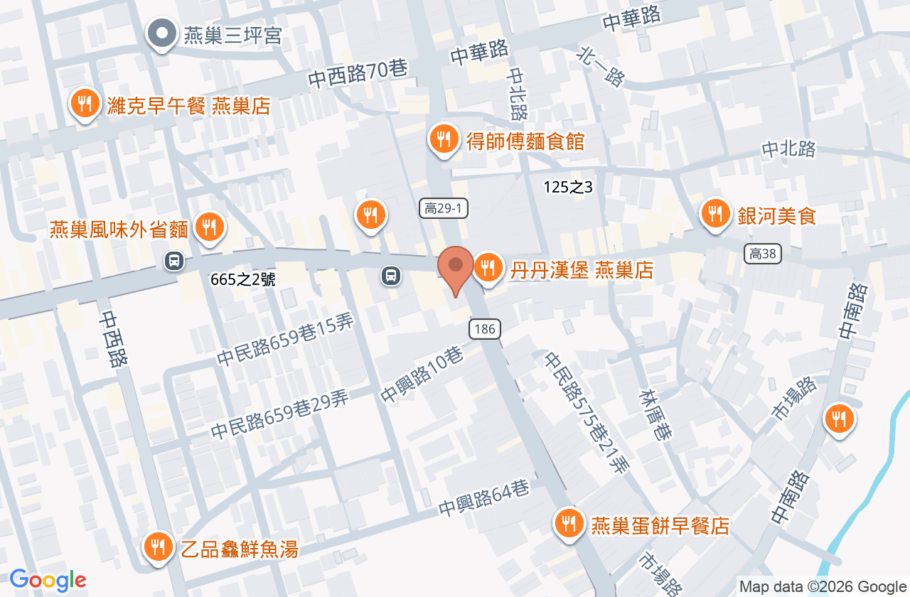 高雄市燕巢區衛生所 位置地圖