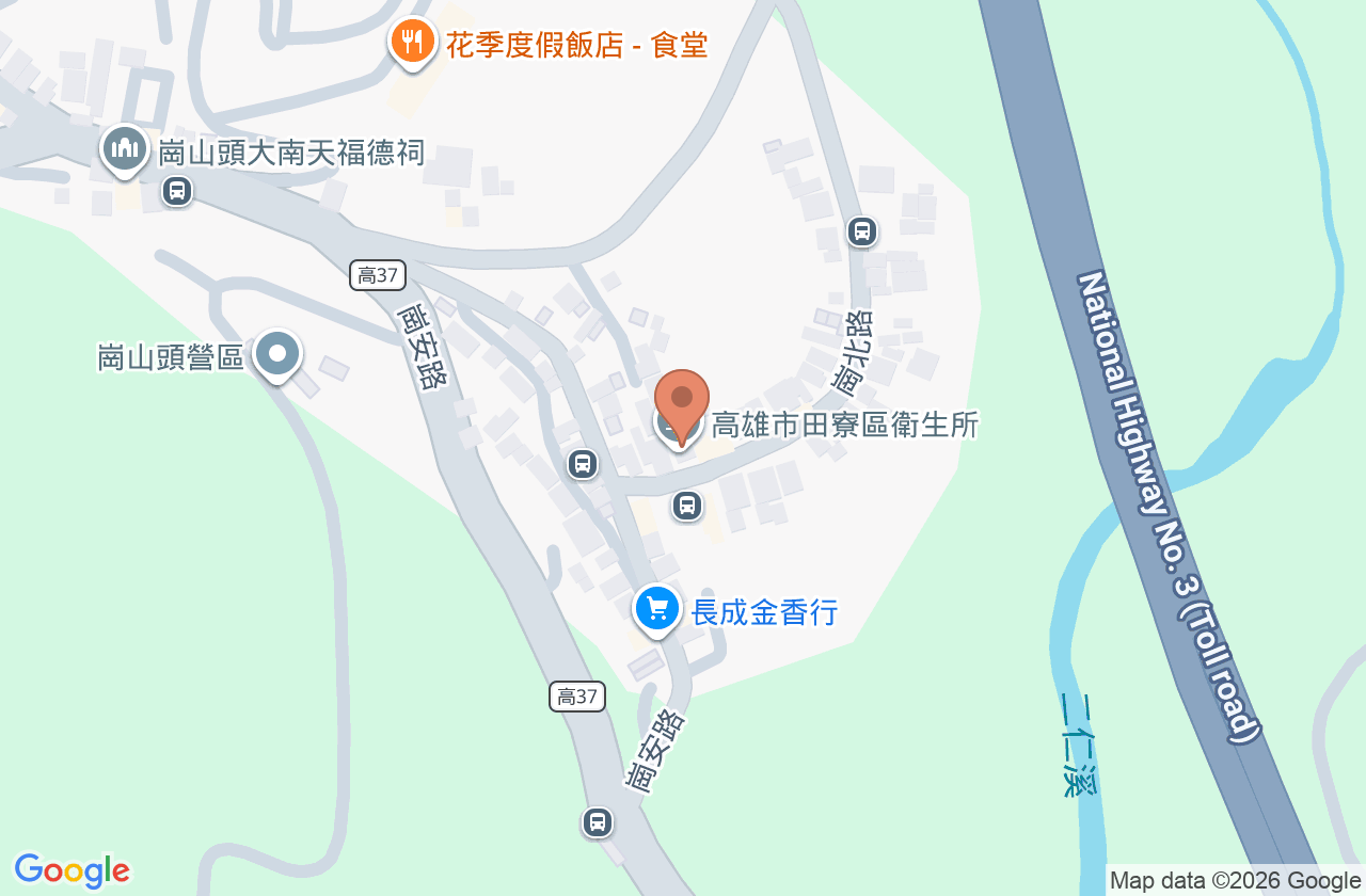 高雄市田寮區衛生所 位置地圖