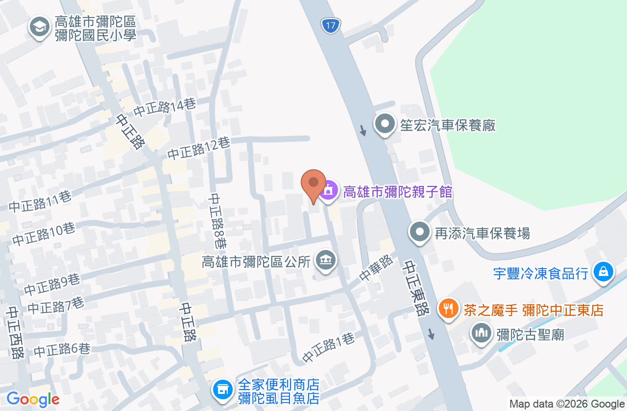 高雄市彌陀區衛生所 位置地圖