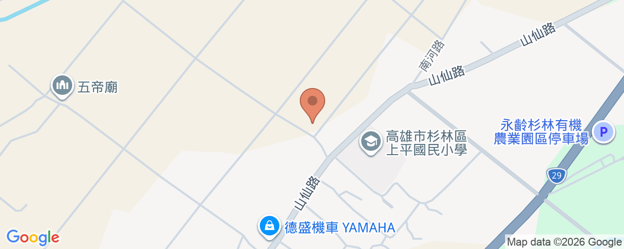 高雄市杉林區衛生所 位置地圖