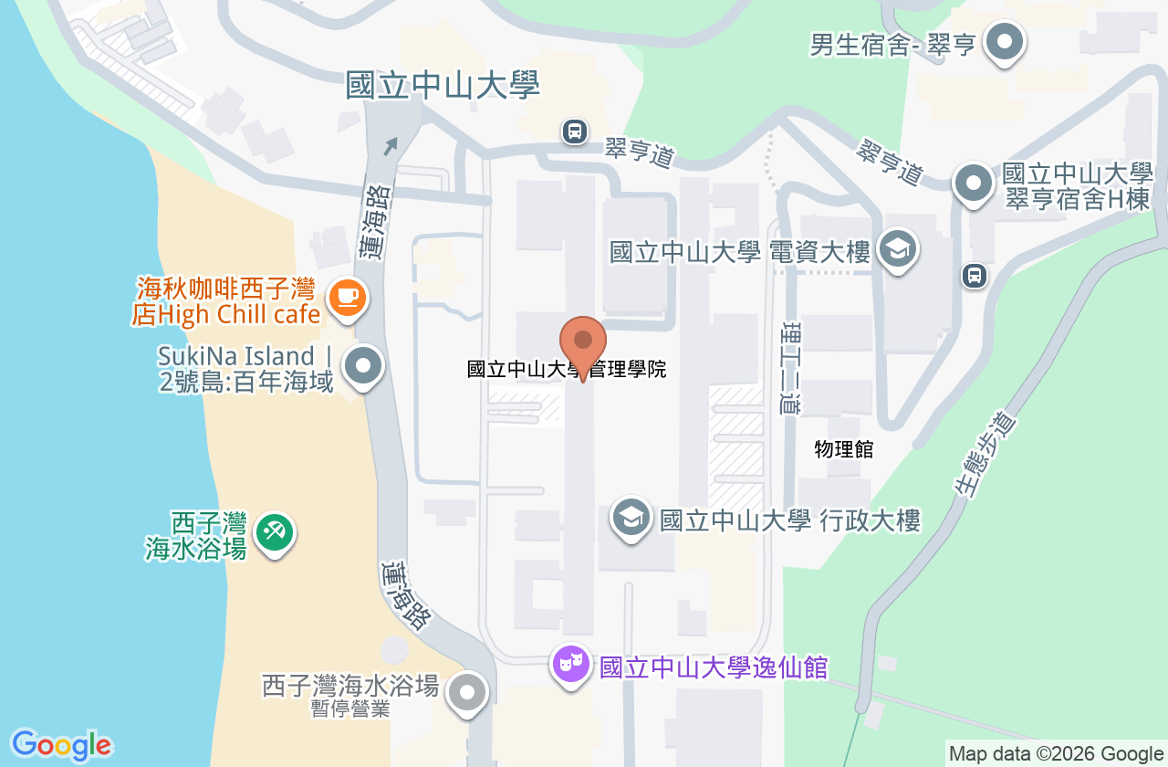 國立中山大學附設醫務室 位置地圖