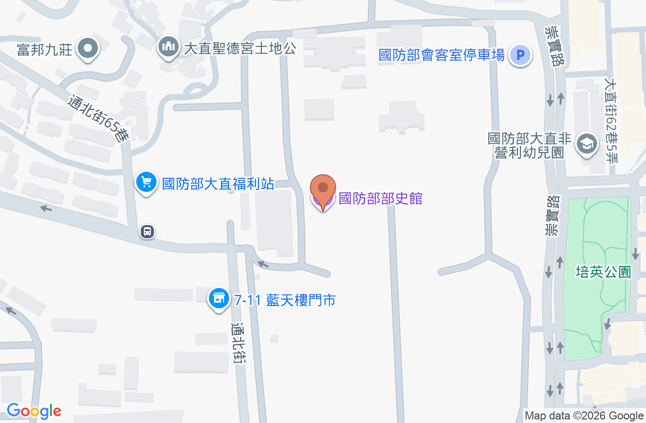 國防部醫務組診所 位置地圖
