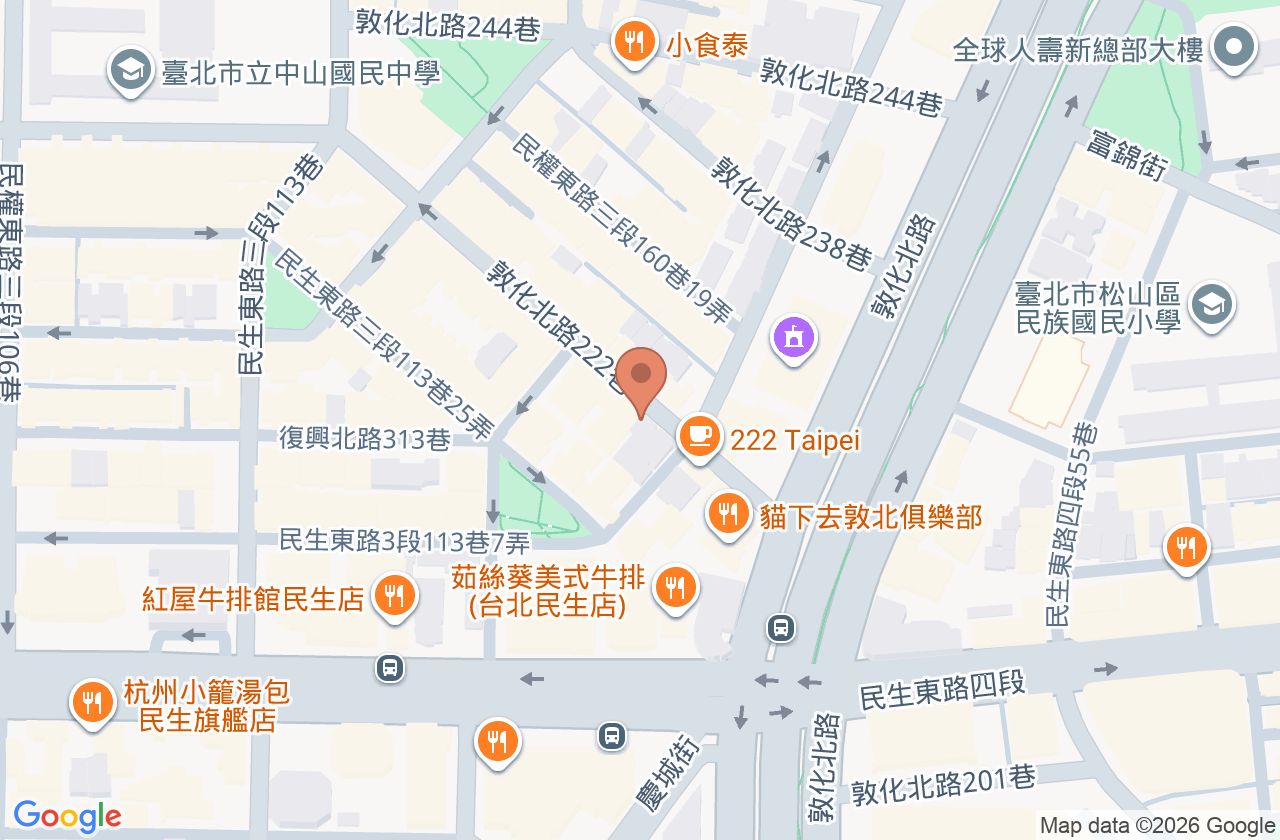 敦品牙醫診所 位置地圖