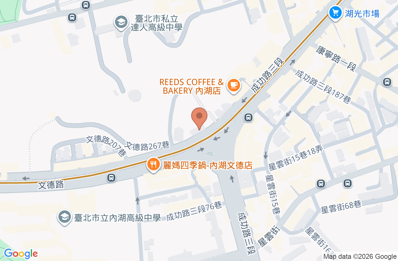 文湖美學牙醫診所 位置地圖