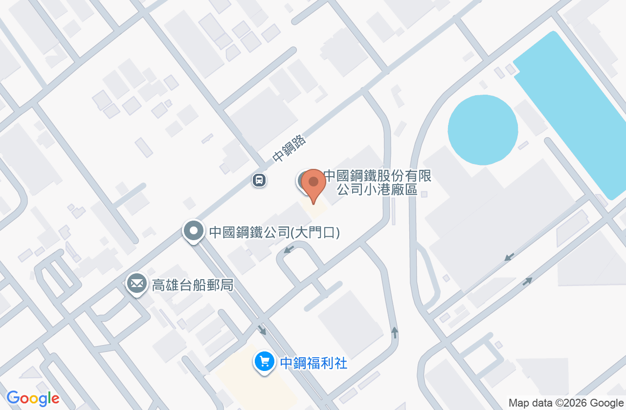 中國鋼鐵股份有限公司員工診所 位置地圖