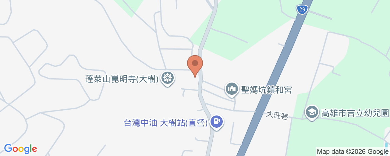 國防部軍備局生產製造中心第二０五廠大樹北營區醫務所 位置地圖